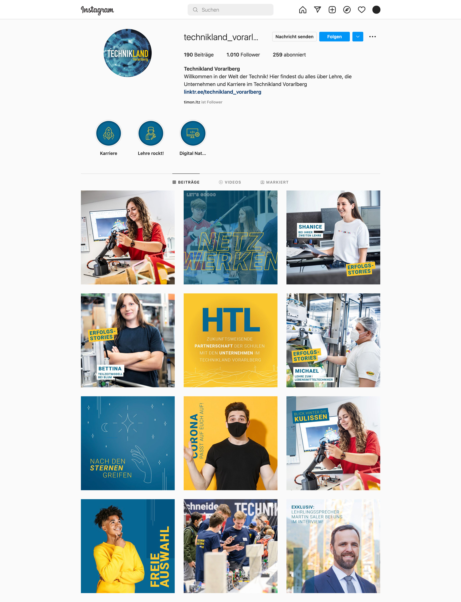 Social-Media-Kampagne und Content-Design